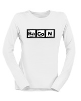 Μακρυμάνικο Μακό Γυναικείο - Bacon - Color Thumbnail 'Ασπρο