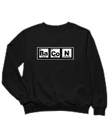 Φούτερ χωρίς κουκούλα Παιδικό - Bacon - Color Thumbnail Μαύρο