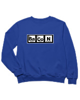 Φούτερ χωρίς κουκούλα Παιδικό - Bacon - Color Thumbnail Μπλε Ρουά