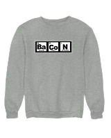 Φούτερ χωρίς κουκούλα Αντρικό - Bacon - Color Thumbnail Γκρι Μελανζέ