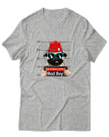 T-Shirt Αντρικό - Bad Boy - Color Thumbnail Γκρι Μελανζέ