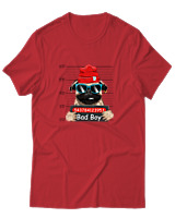 T-Shirt Αντρικό - Bad Boy - Color Thumbnail Κόκκινο