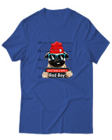 T-Shirt Αντρικό - Bad Boy - Color Thumbnail Μπλε Ρουά