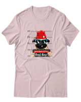 T-Shirt Αντρικό - Bad Boy - Color Thumbnail Απαλό Ροζ