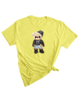 T-Shirt Woman Fashion Γυναικείο - Bad Girl Teddy - Color Thumbnail LIGHT YELLOW