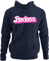 Φούτερ με κουκούλα - Badass - Color Thumbnail Navy Blue