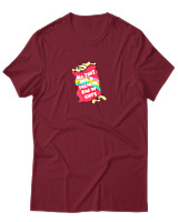 T-Shirt Αντρικό - Bag Of Chips - Color Thumbnail Σκούρο Κόκκινο