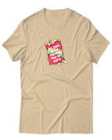 T-Shirt Αντρικό - Bag Of Chips - Color Thumbnail Μπεζ