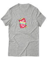 T-Shirt  Γυναικείο - Bag Of Chips - Color Thumbnail Γκρί Μελανζέ
