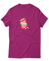 T-Shirt  Γυναικείο - Bag Of Chips - Color Thumbnail Φούξια
