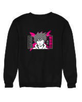 Φούτερ χωρίς κουκούλα Γυναικείο - Bakugo - Color Thumbnail Μαύρο
