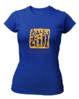 T-Shirt Στενή Γραμμή Γυναικείο - Ball For Life - Color Thumbnail Μπλε Ρουά