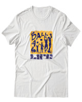 T-Shirt  Γυναικείο - Ball For Life - Color Thumbnail Άσπρο