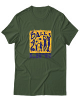 T-Shirt  Γυναικείο - Ball For Life - Color Thumbnail Κυπαρισσί