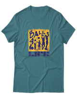 T-Shirt  Γυναικείο - Ball For Life - Color Thumbnail Μπλέ Πράσινο