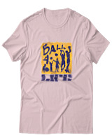 T-Shirt  Γυναικείο - Ball For Life - Color Thumbnail Απαλό Ροζ