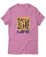 T-Shirt  Γυναικείο - Ball For Life - Color Thumbnail Ροζ