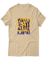 T-Shirt  Γυναικείο - Ball For Life - Color Thumbnail Μπέζ