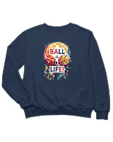 Φούτερ χωρίς κουκούλα Παιδικό - Ball Is Life - Color Thumbnail Σκούρο Μπλε