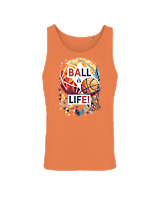 Αμάνικο Μπλουζάκι Αντρικό - Ball Is Life - Color Thumbnail Peach