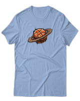 T-Shirt  Γυναικείο - Ball Planet - Color Thumbnail Γαλάζιο