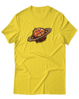 T-Shirt  Γυναικείο - Ball Planet - Color Thumbnail Κίτρινο Χρυσό
