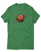 T-Shirt  Γυναικείο - Ball Planet - Color Thumbnail Πράσινο