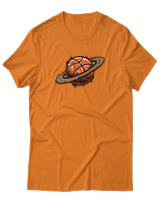 T-Shirt  Γυναικείο - Ball Planet - Color Thumbnail Πορτοκαλί