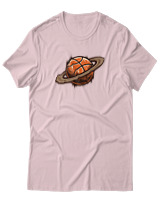 T-Shirt  Γυναικείο - Ball Planet - Color Thumbnail Απαλό Ροζ