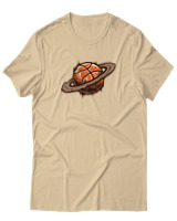 T-Shirt  Γυναικείο - Ball Planet - Color Thumbnail Μπέζ