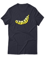 T-Shirt Αντρικό - Banana - Color Thumbnail Σκούρο Μπλε