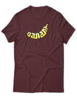 T-Shirt Αντρικό - Banana - Color Thumbnail Μπορντό