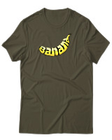 T-Shirt Αντρικό - Banana - Color Thumbnail Χακί