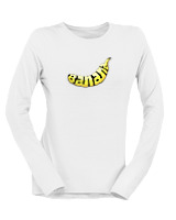 Μακρυμάνικο Μακό Γυναικείο - Banana - Color Thumbnail 'Ασπρο