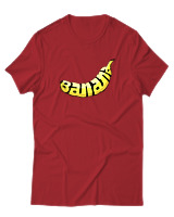 T-Shirt  Γυναικείο - Banana - Color Thumbnail Κόκκινο
