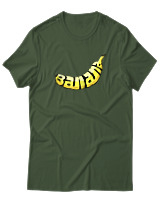 T-Shirt  Γυναικείο - Banana - Color Thumbnail Κυπαρισσί