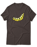 T-Shirt  Γυναικείο - Banana - Color Thumbnail Καφέ