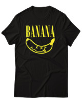 T-Shirt Αντρικό - Banana - Color Thumbnail Μαύρο