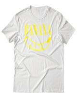 T-Shirt Αντρικό - Banana - Color Thumbnail Άσπρο