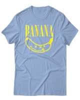 T-Shirt Αντρικό - Banana - Color Thumbnail Γαλάζιο