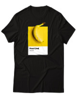T-Shirt Αντρικό - Banana Pantone - Color Thumbnail Μαύρο