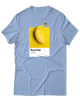 T-Shirt Αντρικό - Banana Pantone - Color Thumbnail Γαλάζιο