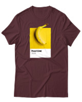 T-Shirt Αντρικό - Banana Pantone - Color Thumbnail Μπορντό