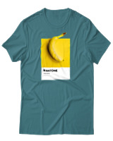 T-Shirt Αντρικό - Banana Pantone - Color Thumbnail Μπλε Πράσινο