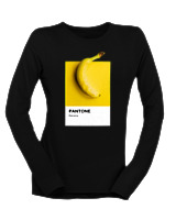 Μακρυμάνικο Μακό Γυναικείο - Banana Pantone - Color Thumbnail Μαύρο