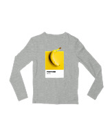 Μακρυμάνικο Μακό Παιδικό - Banana Pantone - Color Thumbnail Γκρι Μελανζέ