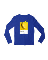 Μακρυμάνικο Μακό Παιδικό - Banana Pantone - Color Thumbnail Μπλε Ρουά