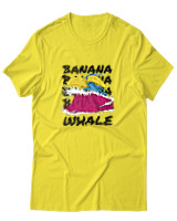 T-Shirt Αντρικό - Banana Whale - Color Thumbnail Κίτρινο