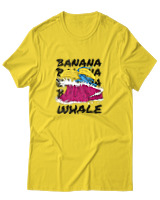 T-Shirt Αντρικό - Banana Whale - Color Thumbnail Χρυσό Κίτρινο