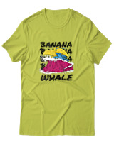 T-Shirt Αντρικό - Banana Whale - Color Thumbnail Λαχανί